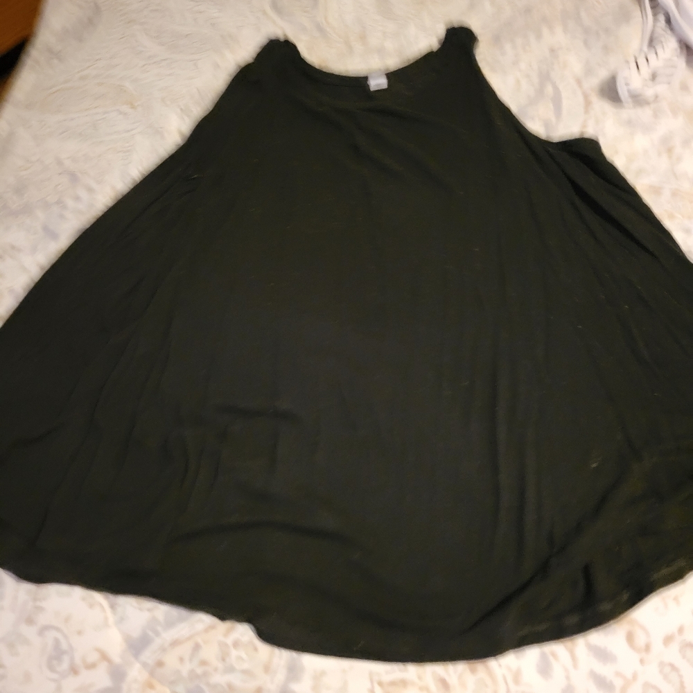 Black tank top